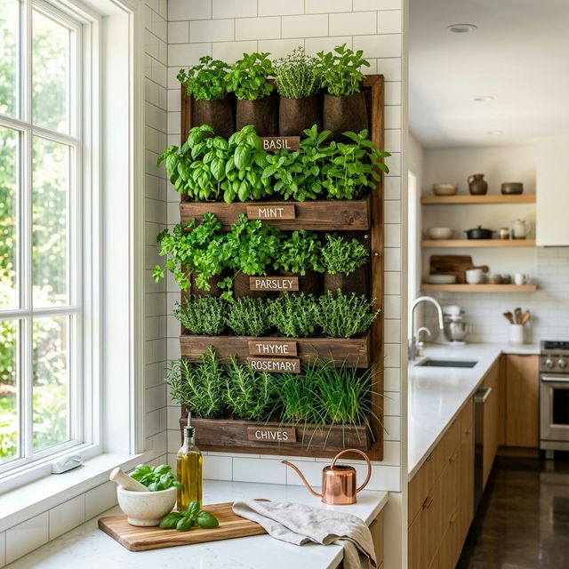 Vertical Herb Garden