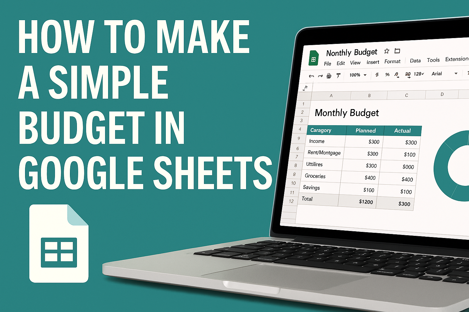 Simple budget in Google Sheets