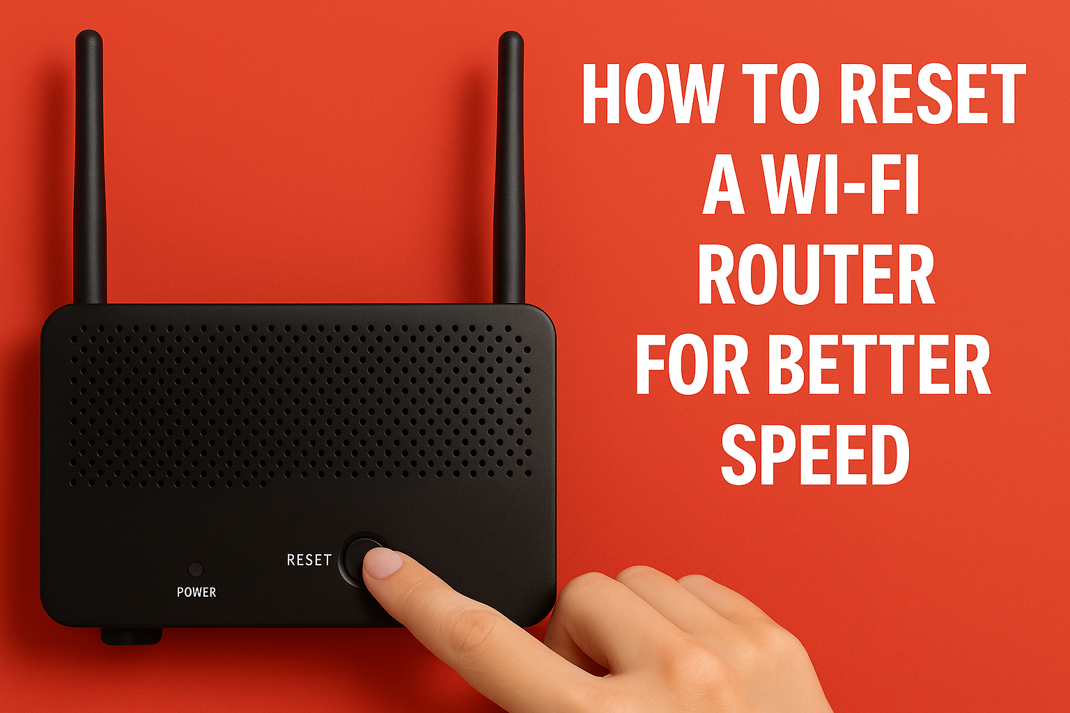 Reset router for better speed